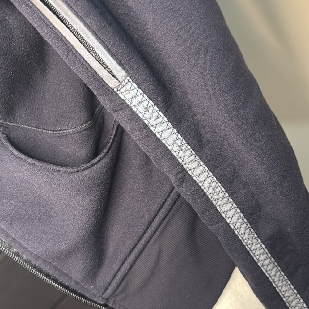 LULULEMON‎ Omega Arms Full Zip Hoodie Sweatshirt Black Women’s Size 4 - Picture 4 of 8